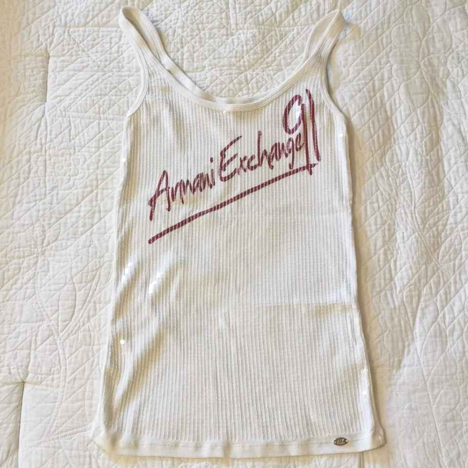 Brand New Armani Exchange Sequins Tank Top